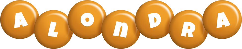 Alondra candy-orange logo