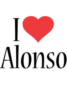Alonso i-love logo