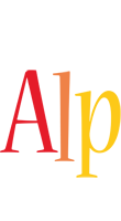 Alp birthday logo