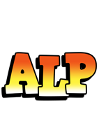 Alp sunset logo