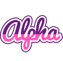 Alpha cheerful logo