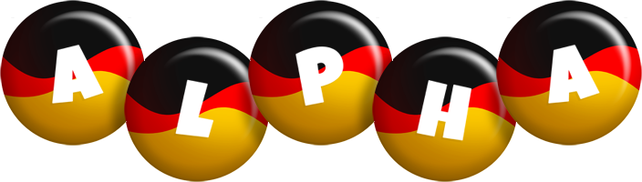 Alpha german logo