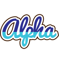 Alpha raining logo
