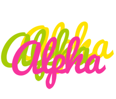 Alpha sweets logo