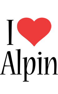 Alpin i-love logo