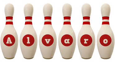 Alvaro bowling-pin logo