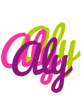 Aly flowers logo