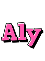 Aly girlish logo