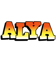 Alya sunset logo