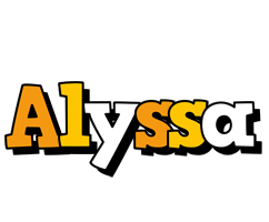 Alyssa cartoon logo