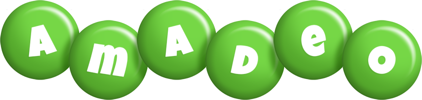 Amadeo candy-green logo