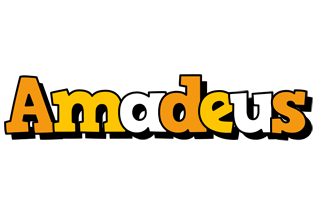 Amadeus cartoon logo