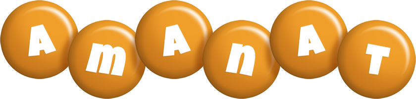 Amanat candy-orange logo