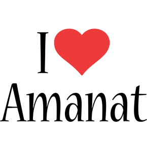Amanat i-love logo