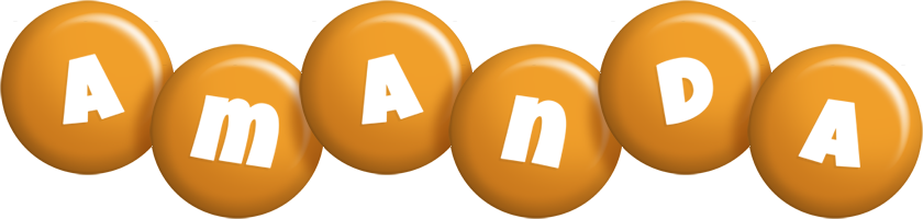 Amanda candy-orange logo