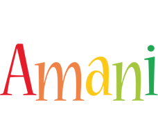 Amani birthday logo