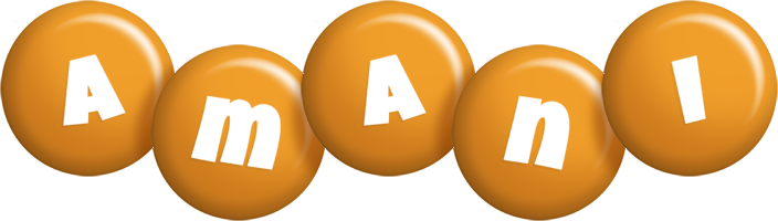 Amani candy-orange logo