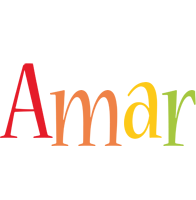 Amar birthday logo