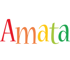 Amata birthday logo