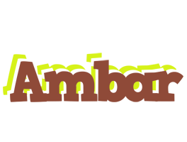 Ambar caffeebar logo