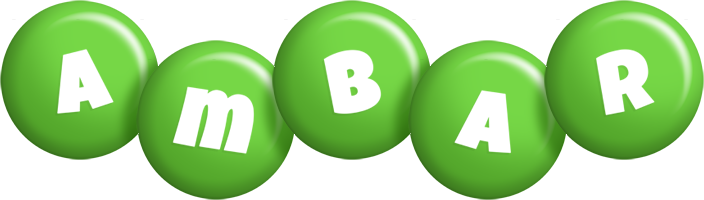 Ambar candy-green logo