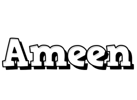 Ameen snowing logo