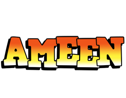 Ameen sunset logo