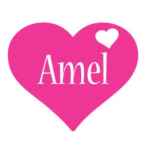 Amel love-heart logo