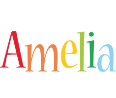 Amelia birthday logo