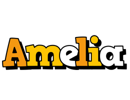Amelia cartoon logo