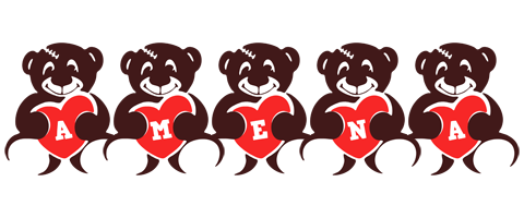 Amena bear logo