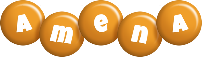 Amena candy-orange logo