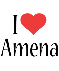 Amena i-love logo