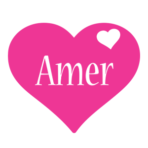 Amer love-heart logo