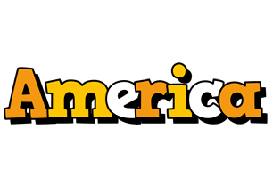 America cartoon logo
