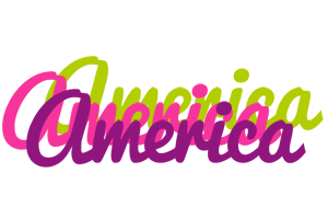 America flowers logo