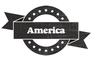 America grunge logo