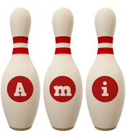 Ami bowling-pin logo