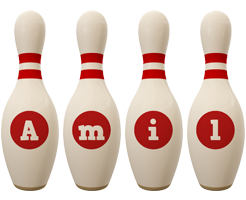 Amil bowling-pin logo