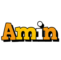 Amin cartoon logo