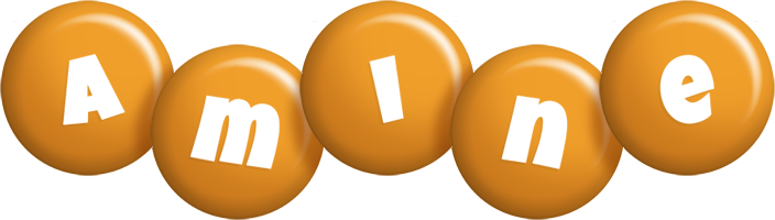 Amine candy-orange logo