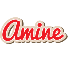 Amine chocolate logo