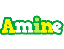 Amine soccer logo