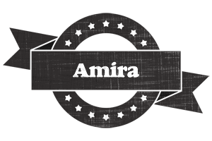 Amira grunge logo