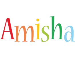 Amisha birthday logo