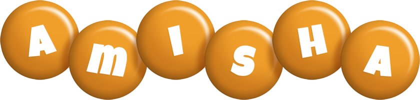 Amisha candy-orange logo