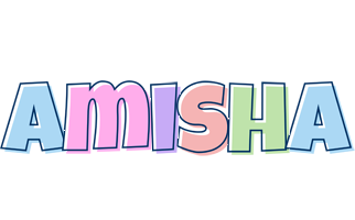 Amisha pastel logo