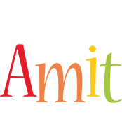 Amit birthday logo
