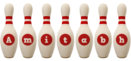 Amitabh bowling-pin logo