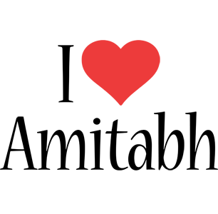 Amitabh i-love logo